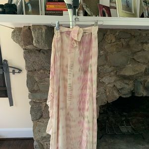 Anthropologie Long Wrap Skirt